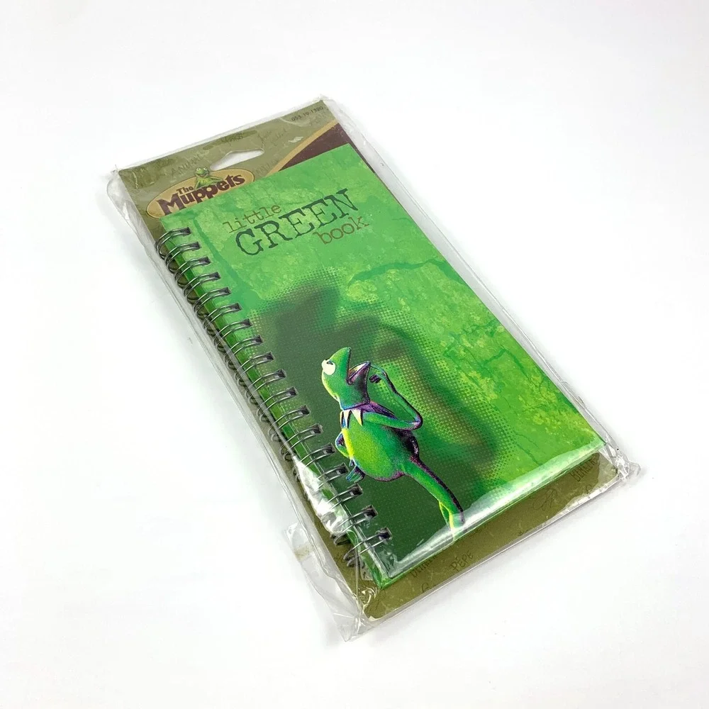 The Muppets little green book Address Book American Greetings Kermit the Frog‎